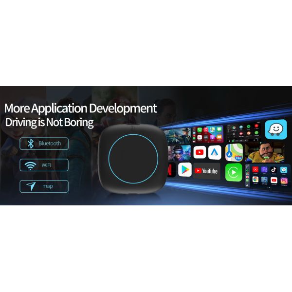 Universal Android 13 Carplay Box 3 In 1 Car Wireless Adapter