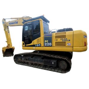 China Original Color Earth-Moving Machinery 2021 Komatsu 220-8 22 Ton Used Excavator in Japan factory