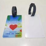 Anti Loss Personalized Acrylic Luggage Tag Blanks For Sublimation Photos