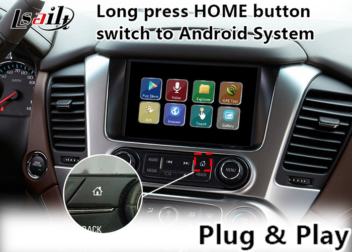 Lsailt Android Video Interface for Chevrolet Suburban Carplay Navi Multimedia GPS Navigation