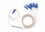 FTTH Miniature 1m Length SC UPC Fiber Optic PLC Splitter 1x8