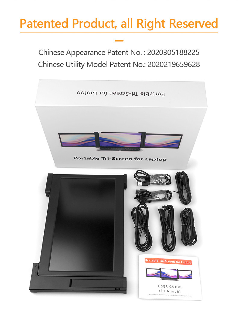Type C 11.6inch laptop second monitor portable 1920x1080 Resolution