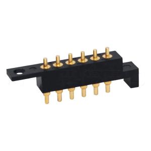 China Copper Alloy Floating Pogo Pins Instrument Battery Charge Surface Mount factory