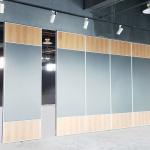 Decorative Meeting Room Acoustic Movable Partition Walls / Sliding Aluminium