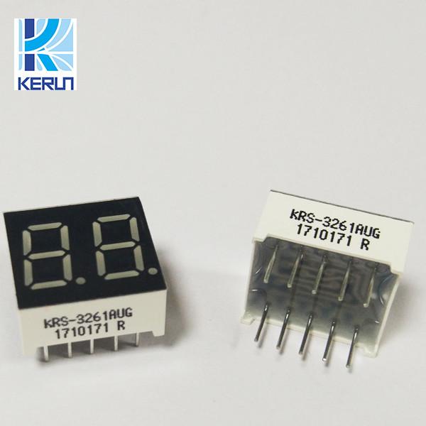 China Green 2 Digit 7 Segment LED Displays 0.36 Inch For Electronic Device factory
