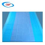 SMS Blue Disposable Universal Surgical Drape Pack For Hospital Clinic