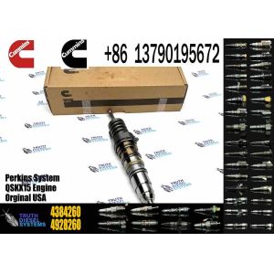 China New Construction Machinery Parts Fuel Injector for QSKX15 Diesel Engine OEM 4928262 4384260 Stainless Steel 1 Year Warranty on sale