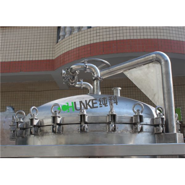 Customer 50000 Liter Bag Filter Housing Stainless Steel 304/316 Hot Water Storage Tank