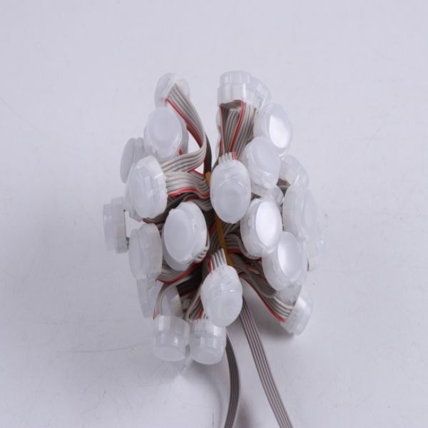 China 0.3W RGB Point Light Source for Christmas Decoration 50mm LED Pixel Modules factory