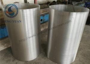 China 304 SS Johnson Screens Groundwater And Wells V Shape For Drum FIlter factory