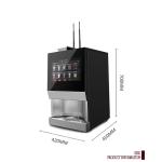 MDB Protocol Cappuccino Espresso Tea Coffee Vending Machine H 700mm