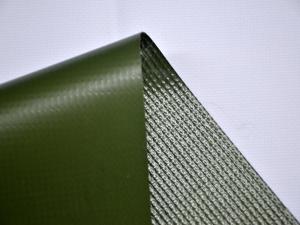 China Flame Retardant PVC Coated Tarpaulin Fabric Rain And Sunshine Shelter Use factory