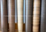 0.18mm Golden Oak Wood Grain PVC Furniture Film For Plastic Profile Wrapping