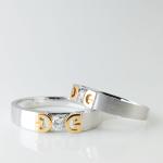 Artistic Eternity Wedding Engagement 9g Gold Finger Rings