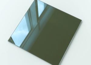 China Grounding Edge 12.38mm Louver Reflective Tempered Glass Panels factory