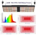 THC CBD 624Umol/s Hydroponic LED Grow Light 240w Quantum Board