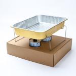 OEM ODM Aluminum Tin Foil Food Takeaway Boxes Thicken Sealed