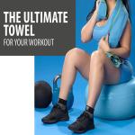 Custom Quick Dry Fitness Gym Microfiber Sports Towel With Logo And Bag