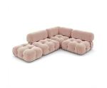 Solid Wood Italia Camaleonda Sofa Retro Fabric Mario Bellini Couch
