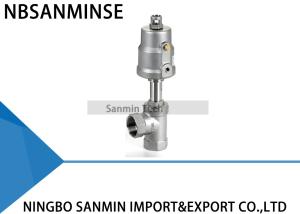 China JDF1400 / JDF1500 Pneumatic Angle Seat Valve SS 304 Pneumatic Drain Valve factory