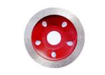 Red Green Diamond Cup Wheel Sintered Continuous Rim Cup Wheel Good Abrasion