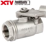 Water Industrial Usage Xtv Automatic Return Stainless Steel Ball Valve for