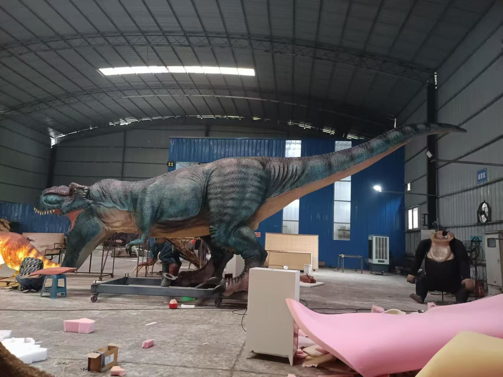 Weatherproof Realistic Animatronic Dinosaur T-rex Servo Motors Dinosaur Wide Range Of Movements