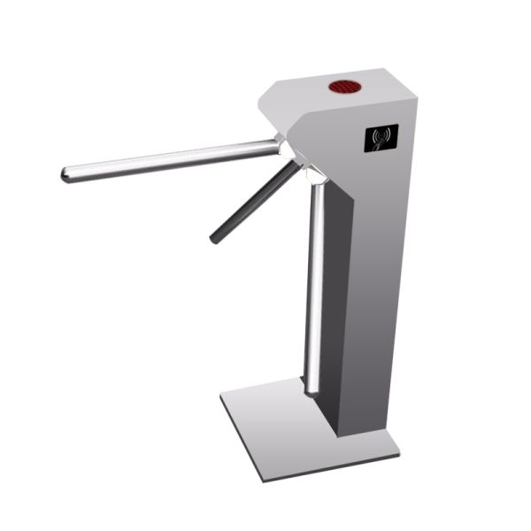 China 304 Stainless Steel Tripod Turnstile Gate with QR Code Scanner factory