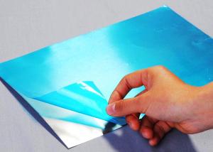 China 50 Micron Blue Polyethylene Protective Film For Stainless Steel RH05010BL factory