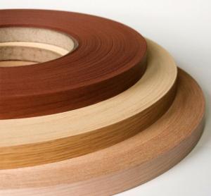 China Natural Wood Veneer Edge Banding Fleece Backed Veneer Edgebanding Veneer Edging Thick Veneer Edgebanding factory