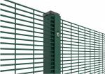 Powder Coating 358 Square Post 3mm Anti Climb Security Fencing Welded Wire