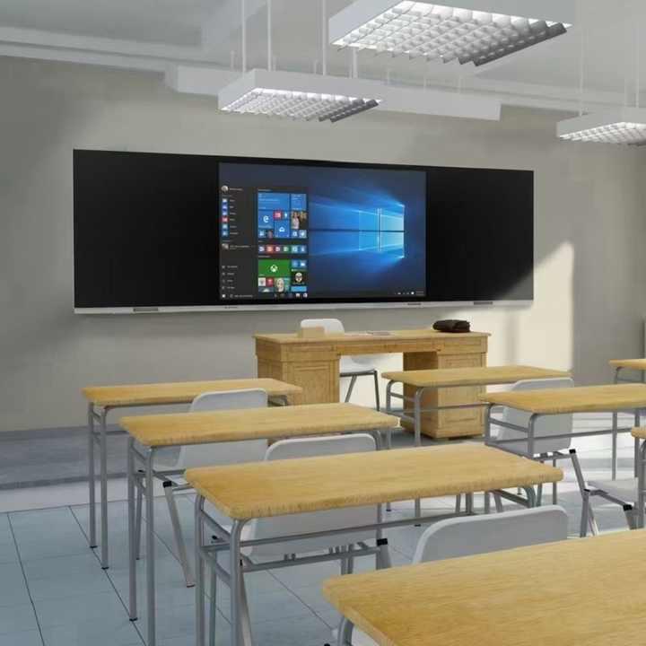 MTHGH 65 Inch 4K Flat Writing Panel Smart Digital Blackboard With 64GB Storage And 180-260V AC Input Voltage 03