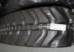 Black Mini Excavator Rubber Tracks