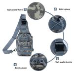 Oxford Cloth Shoulder Sports Tactical Chest Bag Crossbody Gym Bag Wholesale