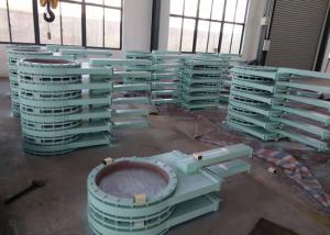 China Electric Pneumatic Slide Gate Dampers For Boilers Flue Air Ducts And Pulverized Coal Pipe factory