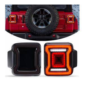 China Tail Lights Waterproof Class Waterproof Black Housing Smoke Lens 1Pair LED Accessories factory