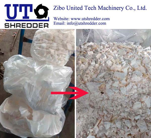 high efficiency Automatic Crushing plastic, rubber & wood Recycle Single Shaft