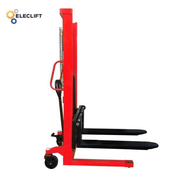 550/690mm Fork Width Manual Electric Stacker Efficient Performance 100kg Net