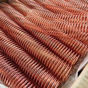 China 40mm Metal Book Binding Coils With Electroplate Finish factory