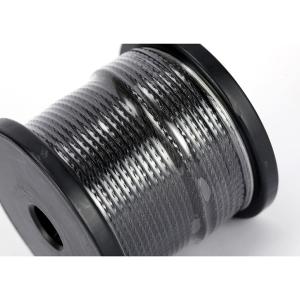 China 1 To 2 Mm PVC Coated stainless Steel Wire Rope Reel Anti Corrosion Wear Resistance Durability factory