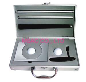 China Easy Carry Aluminum Cue Case Silver Color MSAC ABS Golf Carrying Case factory