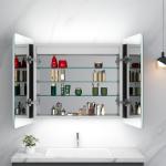 Bathroom Mirrored Cabinet with Drawers and LED Light The Perfect Storage