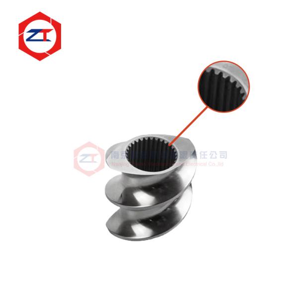 Precision-Ground Twin Screw Elements Mirror Finish Ra 0.2μM Splined Bore 25