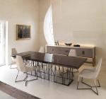 Modern Marble Rectangular Dining Table For Fast Food / Bar / Cafe / Hotel