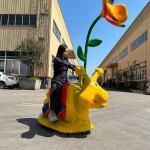 Shopping Mall Animal Mechanical Dinosaur Electric Scooter for Kids