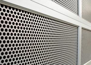 China Perforated Aluminum Security Screens Superior Strength And Security factory