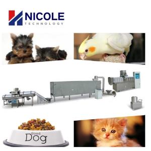 China 220V - 440V Pet Food Production Line Extrusion Dry Dog Food Making Machine factory