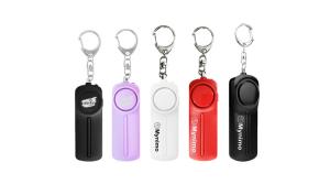 China Anti Attack Rape Personal Security Alarms Keyring 130db with AAA battery factory
