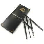 Black Stainless Steel Permanent Eyebrow Shaving Tool Easy To Operate