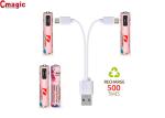 New fashion Portable USB AAA Battery , Ni-MH Rechargeable Battery 450mAh